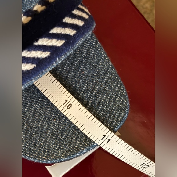 Gucci Jane Denim Blue Open-Toe Sandals, NEW - Picture 17 of 17